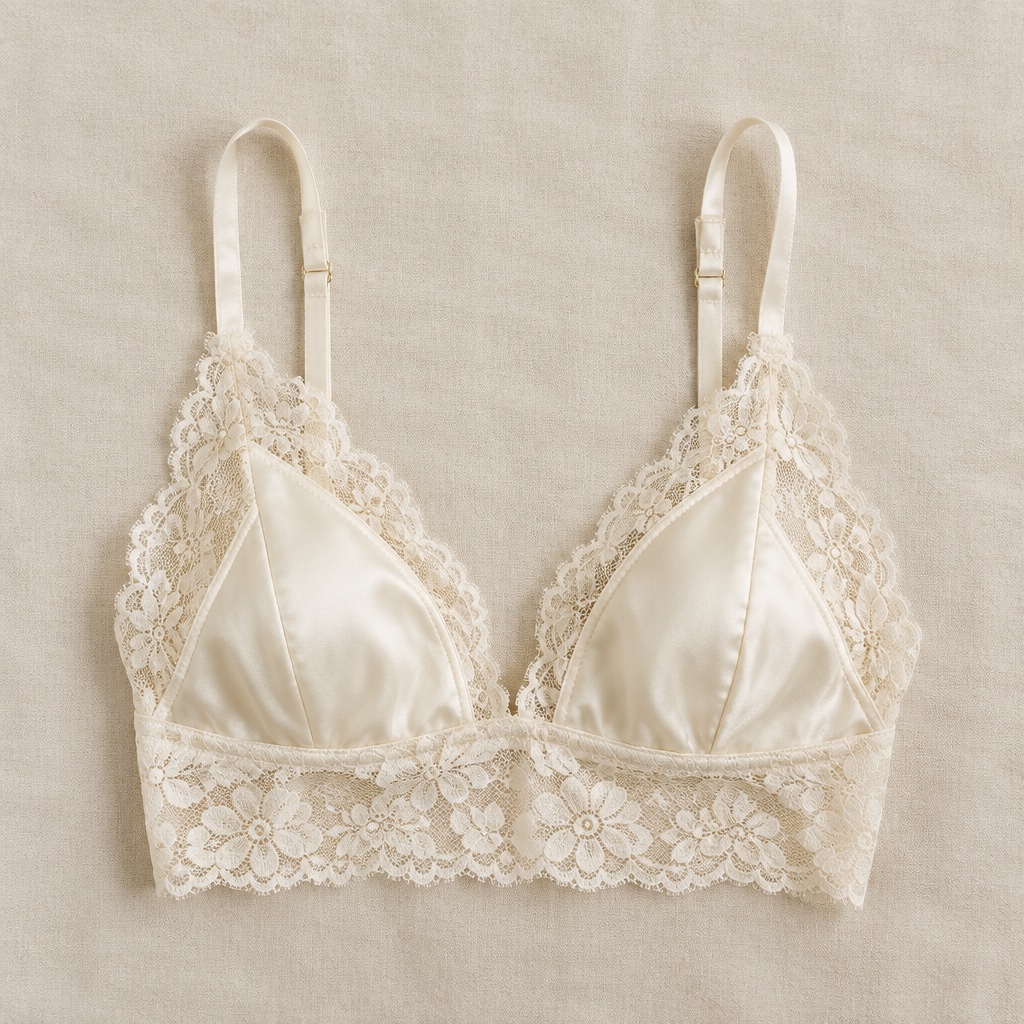 Silk Lace Bralette (S)