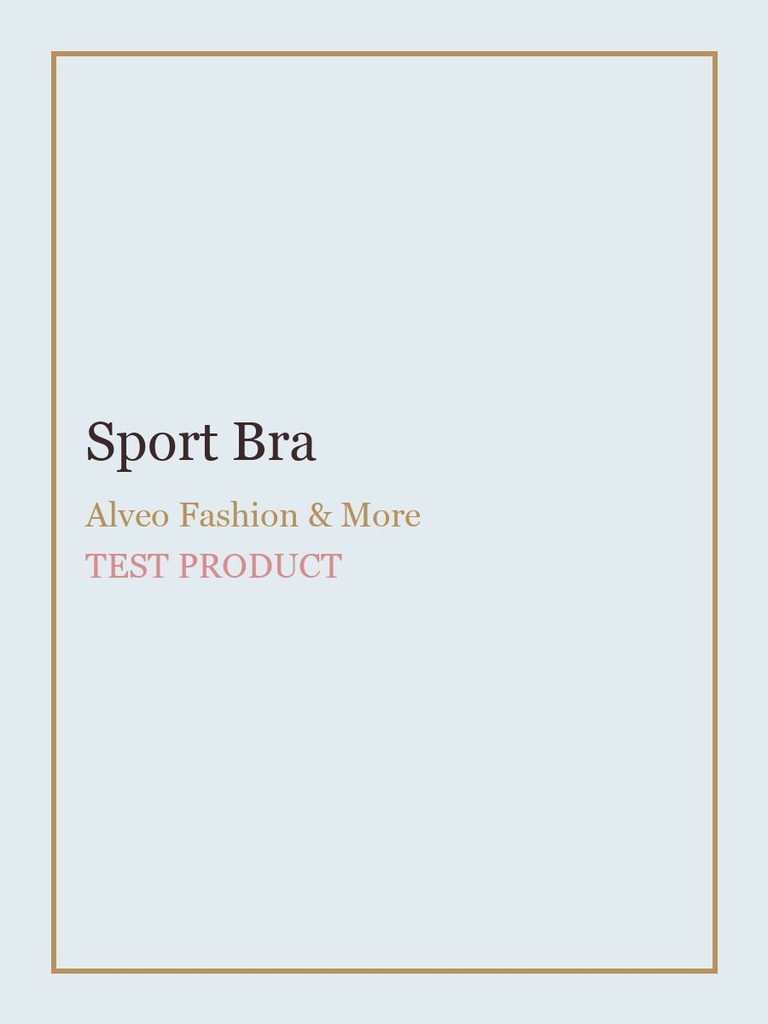 Sport Bra (S)