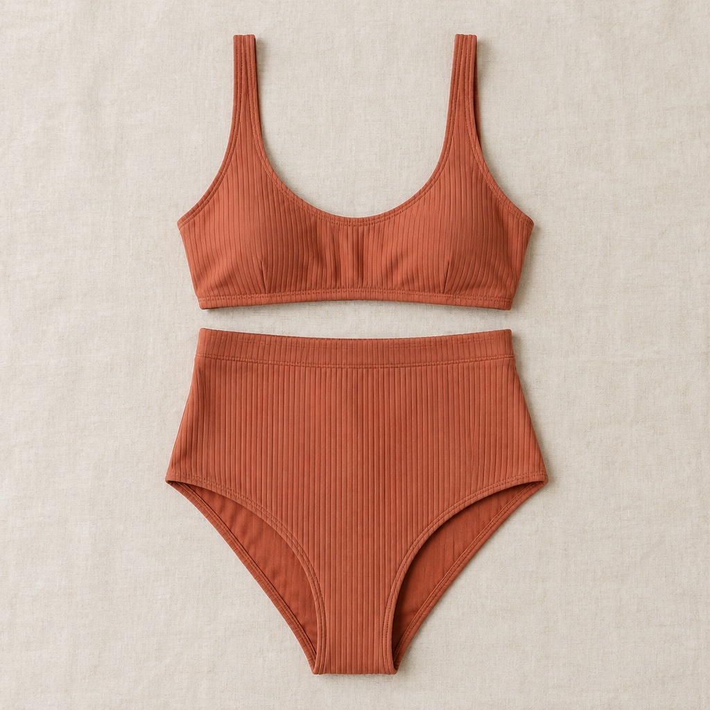 High-Waist Bikini Set (S)