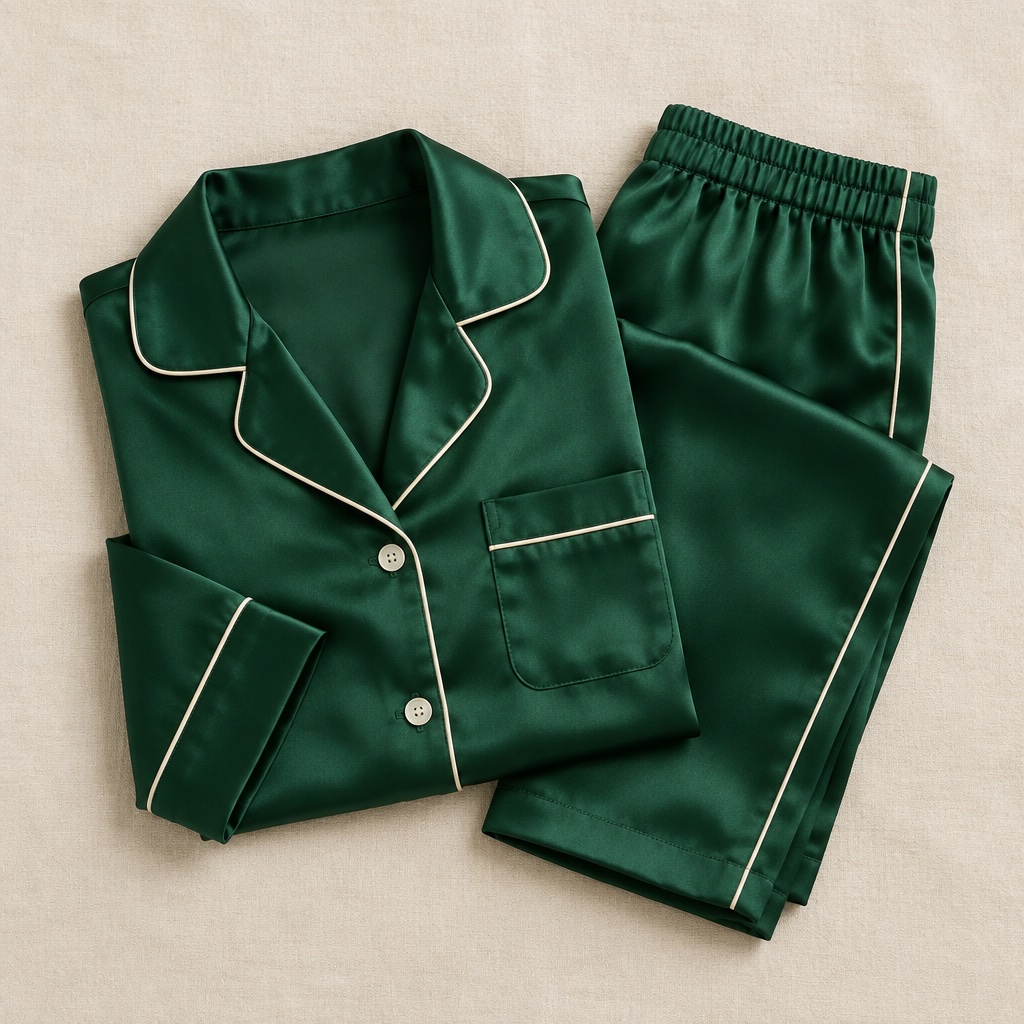 Satin Pyjama Set (S)